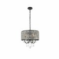 Cling 17 in. Elise Pendant in Black - 15 in. CL3478351